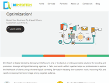 Tablet Screenshot of diinfotech.com